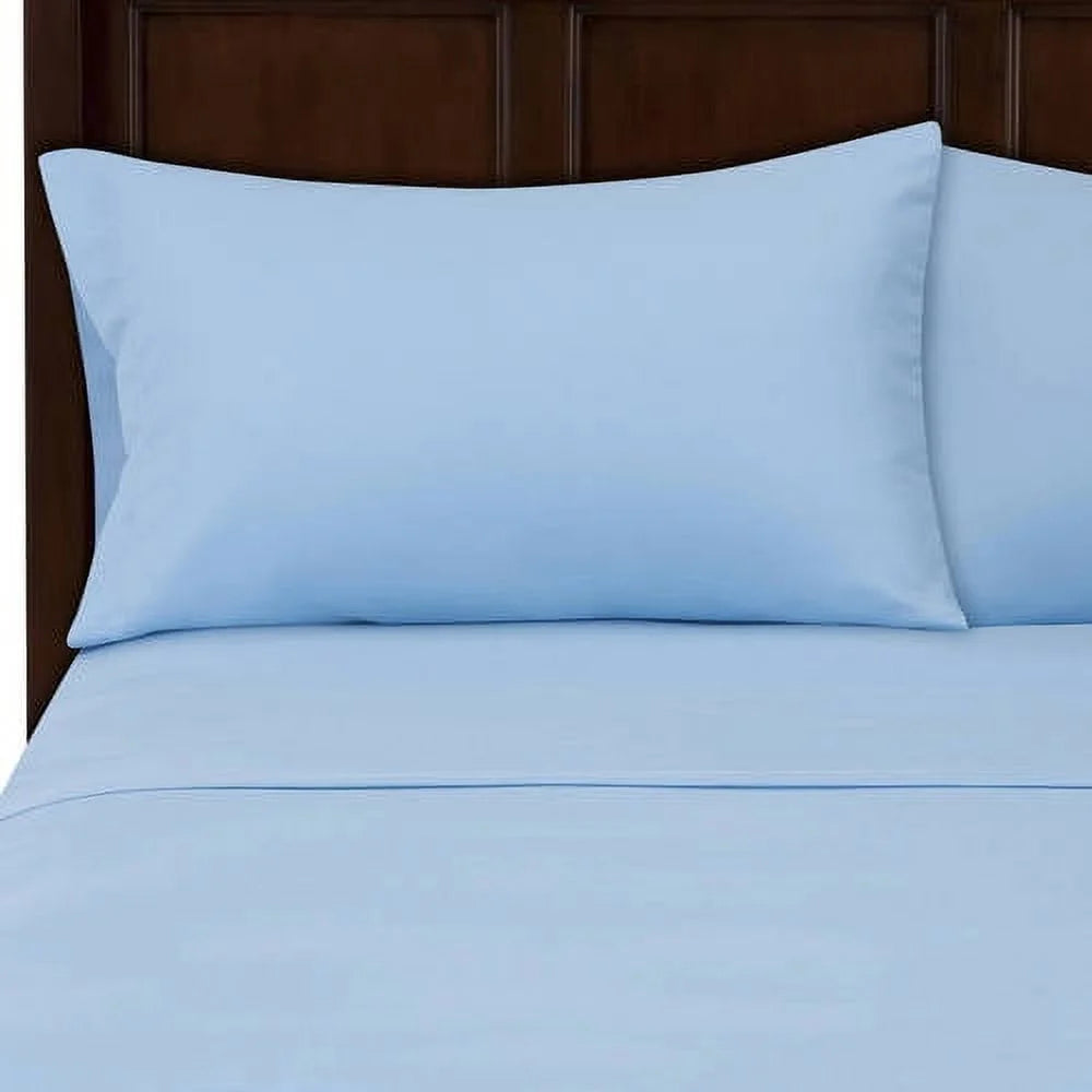 4-Piece Blue Microfiber Sheet Set, Full